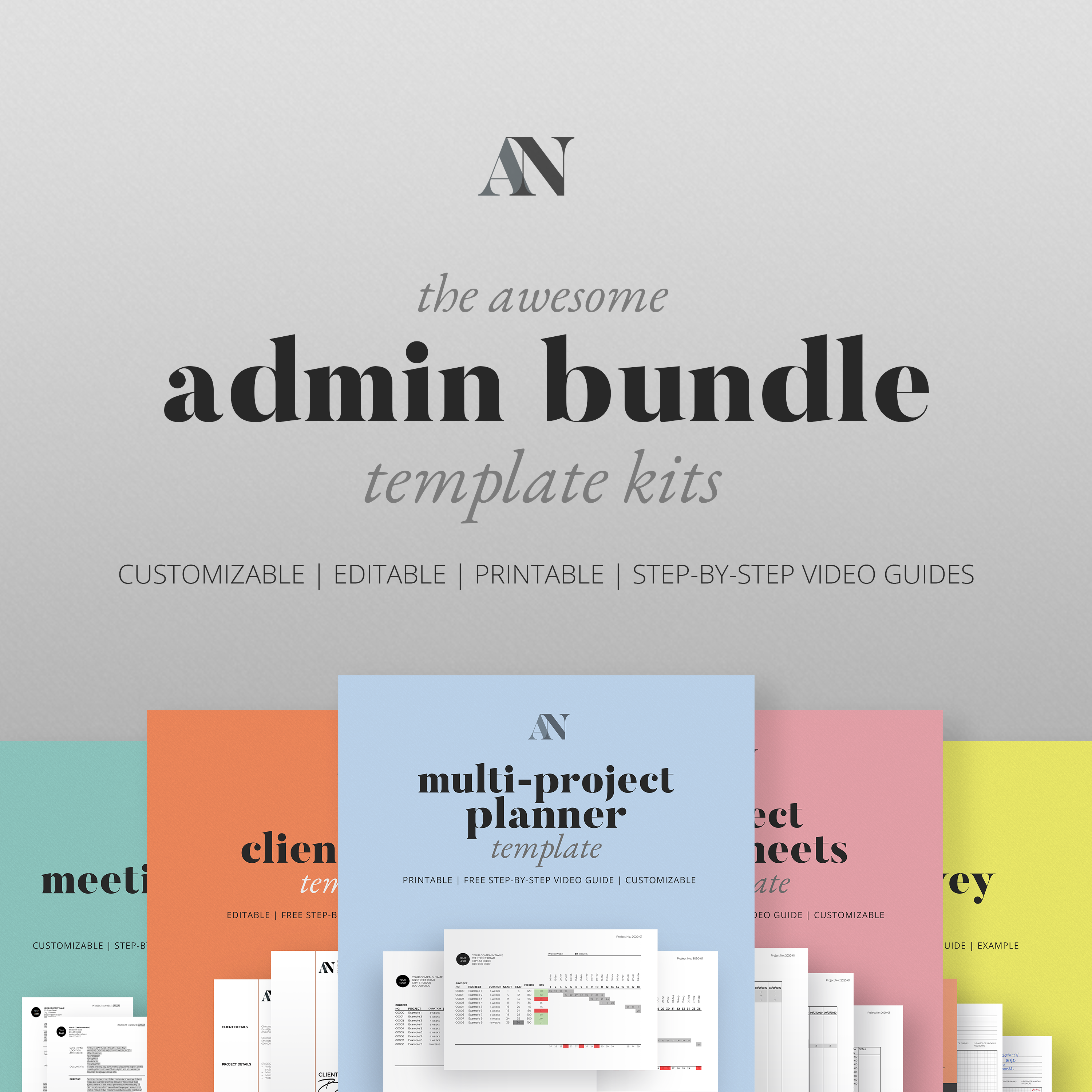 The Awesome Admin Bundle – Audrey Noakes Shop