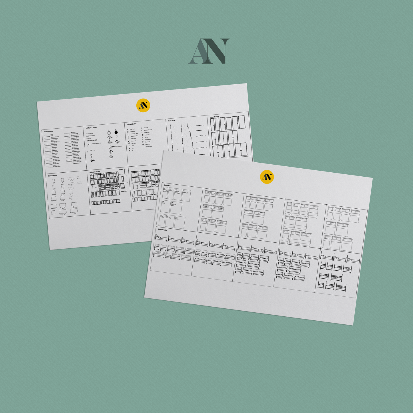 CAD Template for Interior Designers