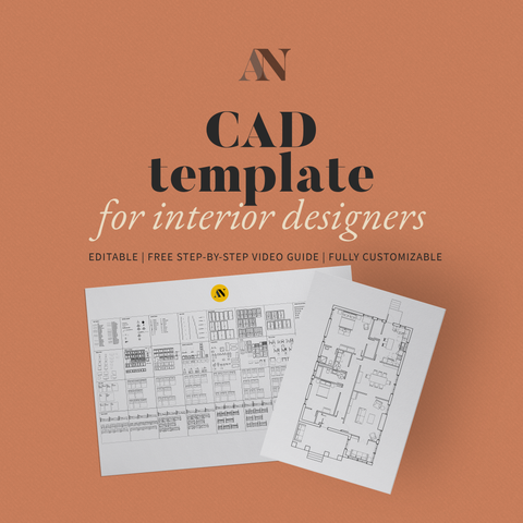 CAD Template for Interior Designers