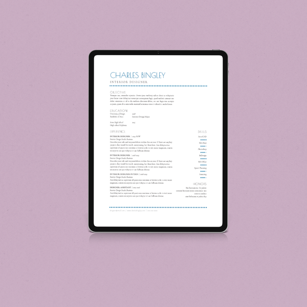 The Ultimate CV | Resume and Letterhead Templates Bundle - [product_description] - Audrey Noakes Shop