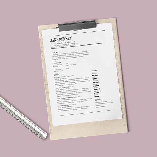 The Ultimate CV | Resume and Letterhead Templates Bundle - [product_description] - Audrey Noakes Shop