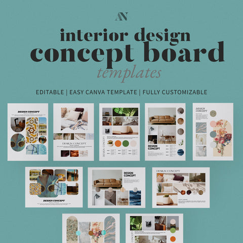 Concept Board Templates - Canva Template