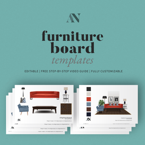 Interior Design Furniture Board Templates